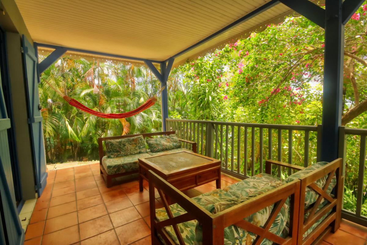 Villa piscine privée Trois Ilets Martinique - Terrasse  espace salon